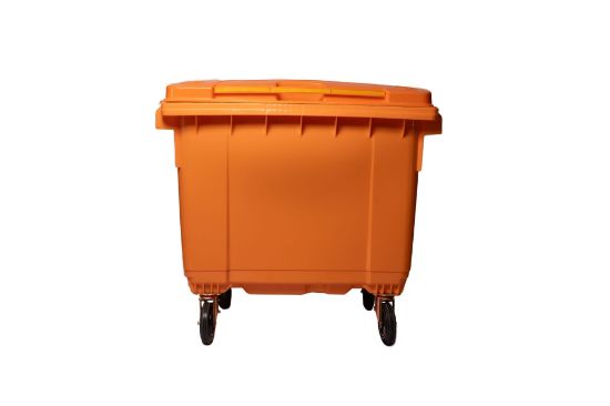 Picture of 660L Wheelie Bin - Heavy-Duty Commercial Orange