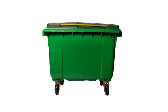 Picture of 660L Wheelie Bin - Heavy-Duty Commercial Grass Green