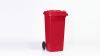 120L Red bin Red lid
