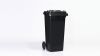 120L Black bin Black lid