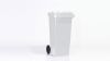 120L White bin White lid