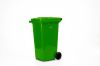 240L Lime Green bin Lime Green lid