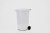 240L White bin White lid