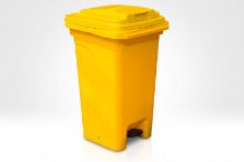 80L-PEDAL-BIN Yellow bin Yellow lid