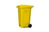 240L-PEDAL-BIN Yellow bin Yellow lid