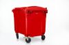 1100L-INCL-ROTATOR-PLATE Red bin Red lid