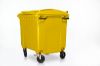 1100L-INCL-ROTATOR-PLATE Yellow bin Yellow lid