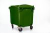 1100L-INCL-ROTATOR-PLATE Dark Green bin Dark Green lid