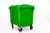 1100L-INCL-ROTATOR-PLATE Lime Green bin Lime Green lid