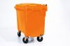 660L-INCL-ROTATOR-PLATE Orange bin Orange lid